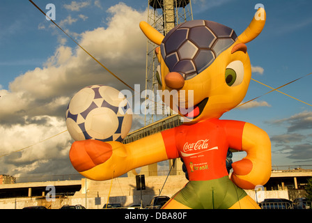 Fifa Worldcup 2014 Maskot Brazil Stock Photo