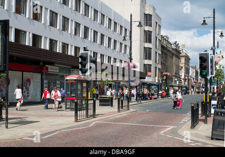 Fawcett Street Sunderland City Centre north east England UK Stock Photo ...