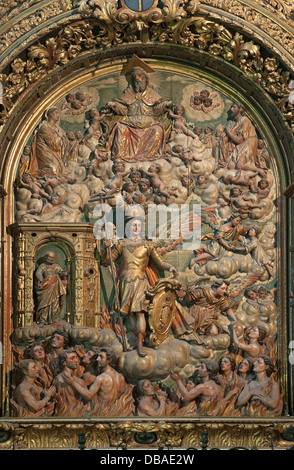 Church of Saint Michael, The Animas Altar-17th century, Jerez de la Frontera, Cadiz-province, Region of Andalusia, Spain, Europe Stock Photo