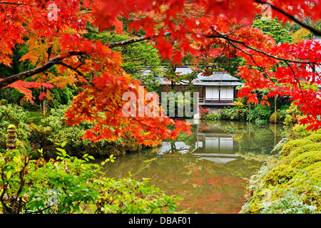 Japanese garden in Nikko, Japan. Stock Photo