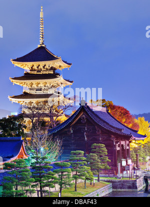 Toji Pagoda in Kotyo, Japan. Stock Photo