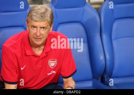 Saitama, Japan. 26th July 2013. Arsene Wenger (Arsenal), JULY 26, 2013 - Football / Soccer : The Saitama City Cup during Arsenal Asia Tour 2013, between Urawa Red Diamonds 1-2 Arsenal at Saitama Stadium 2002, Saitama, Japan. Credit:  AFLO SPORT/Alamy Live News Stock Photo