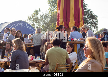 People on Parade festival in Holland Stock Photo