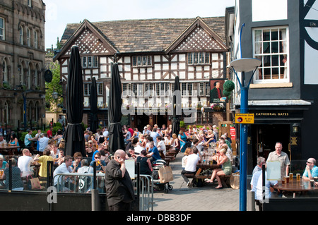 The Old Wellington pub, Manchester, UK Stock Photo