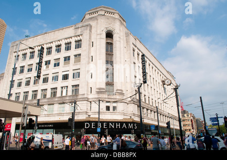 Debenhams department store, Market Street, Manchester, UK Stock Photo