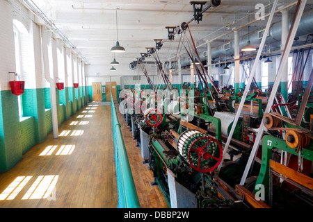 Boott Cotton Mills Museum in Lowell MA Stock Photo