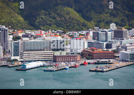 View from Mt Victoria over Wellington, New Zealand Stock Photo
