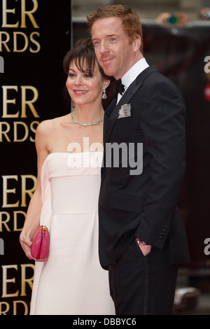 Damian Lewis & Helen Mcrory Attends Olivier Awards 2013 In London on the 28th April 2013 at The Royal Opera House. Stock Photo