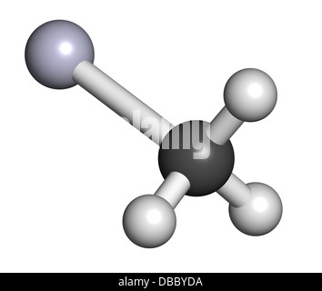 Methylmercury cation environmental pollutant, chemical structure. This ...
