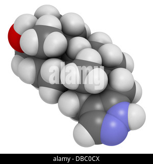 Stanozolol anabolic steroid drug, chemical structure. Often used as a performance enhancing drug (sports doping). Stock Photo