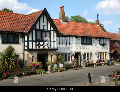 The Lord Nelson pub Reedham Norfolk England Stock Photo