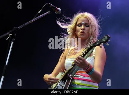 Singer Solveig Heilo of the Norwegian band Katzenjammer is pictured on ...