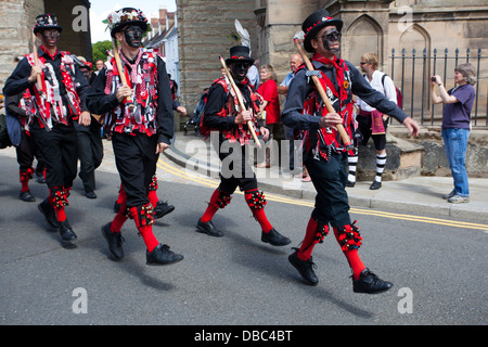 border morris dancers Stock Photo