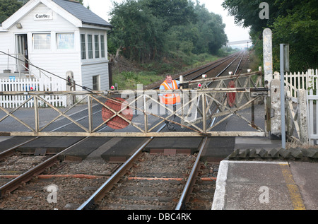 United Kingdom Railway Manually Operated Hook Switch for isolating the ...