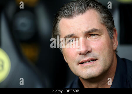 Dortmund's manager Michael Zorc pictured prior to the super cup match between Borussia Dortmund and FC Bayern Munich at Signal-Iduna-Park in Dortmund, Germany, 27 July 2013. Photo: Kevin Kurek Stock Photo