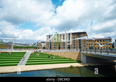 Central Saint Martins College of Art & Design Granary Building Kings Cross London UK Stock Photo