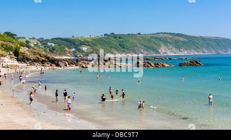 Looe beach in Cornwall, England, United Kingdom, Europe. Stock Photo