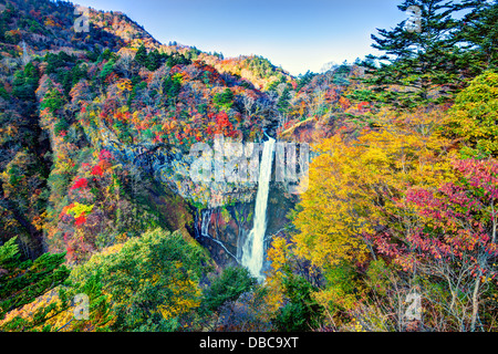 Kegon Falls in Nikko, Japan. Stock Photo