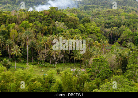 Typical Landscape on Bohol Island, Philippines Stock Photo