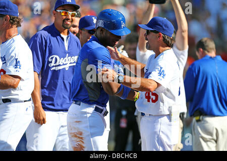 May 24, 2013 Los Angeles, CA.Los Angeles Dodgers Manager Don Mattingly  during the Major League Baseball game between the Los Angeles Dodgers and  the St. Louis Cardinals at Dodger Stadium..Louis Lopez/CSM/Alamy Live