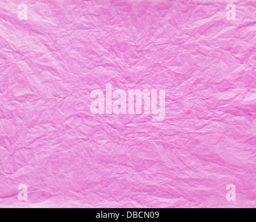 Crumpled Sheet Of Violet Colored Paper Stock Photo