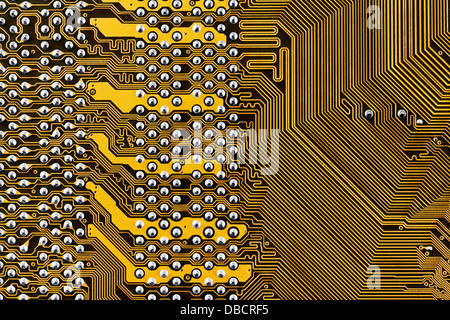 component circuit board background close up Stock Photo