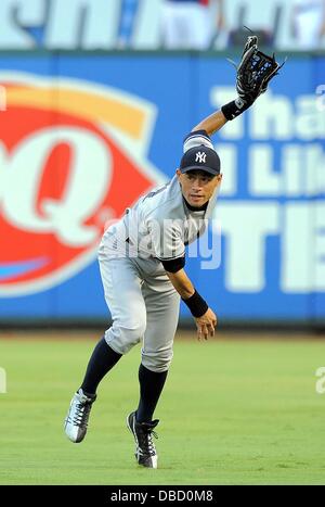 Ichiro Suzuki (Yankees), JULY 22, 2013 - MLB : Ichiro Suzuki of the New York Yankees during the Major League Baseball game against the Texas Rangers at Rangers Ballpark in Arlington in Arlington, Texas, United States. (Photo by AFLO) Stock Photo