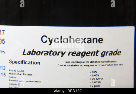 bottle of cyclohexane Stock Photo - Alamy
