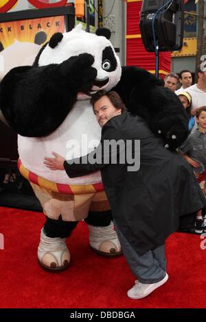 Jack Black Los Angeles premiere of 'Kung Fu Panda 2' held at Grauman's Chinese Theatre Los Angeles, California - 22.05.11 Stock Photo