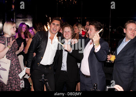 Raef Bjayou, Kevin Shaw and Ben Clarke,  The Apprentice cast party at Amika, Kensington Highstreet London, England - 24.05.11 Credit Mandatory: WENN.com Stock Photo