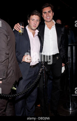 Ben Clarke and Raef Bjayou,  The Apprentice cast party at Amika, Kensington Highstreet London, England - 24.05.11 Credit Mandatory: WENN.com Stock Photo