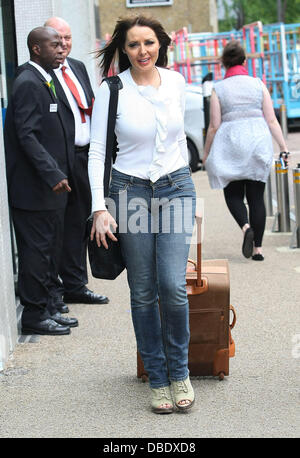 Carol Vorderman at the ITV studios London, England - 31.05.11 Stock Photo