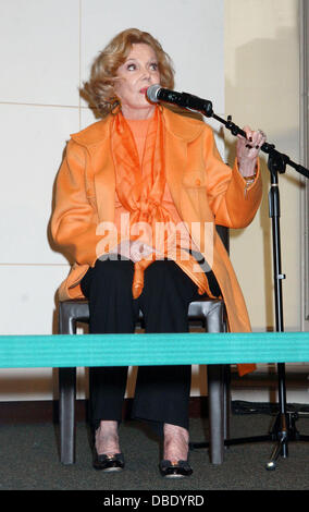 Barbara Sinatra in a rare appearance promoting her book 'Lady Blue Eyes: My Life with Frank' at Barnes and Noble New York City, USA - 01.06.11 Stock Photo