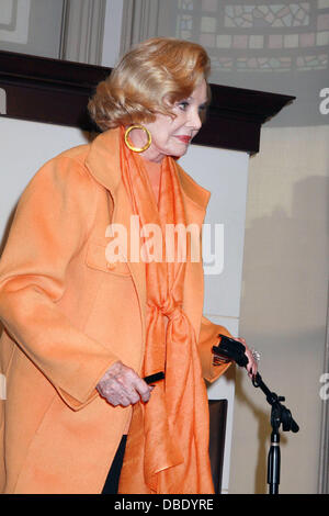 Barbara Sinatra in a rare appearance promoting her book 'Lady Blue Eyes: My Life with Frank' at Barnes and Noble New York City, USA - 01.06.11 Stock Photo