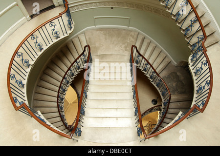 Staircase in Somerset House, London Stock Photo