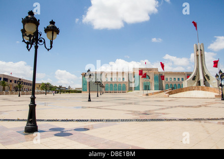 Memorial to Tunisian martyrs, Place de la Kasbah, Tunis, Tunisia. Stock Photo