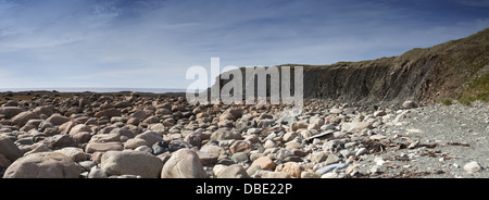 Panorama, Green Point, Gros Morne National Park, UNESCO Wolrd Heritage Site, Newfoundland Stock Photo