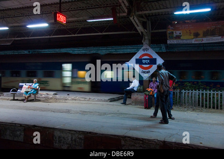 Dadar railway station Stock Photo