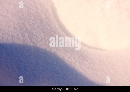 Snow formations in Finland. Stock Photo