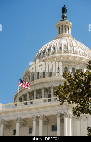 The United States Capitol building in Washington, D.C. Stock Photo