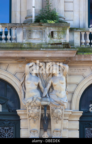 France, Normandy, Cherbourg-Octeville, Place General de Gaulle, Trident Theater, exterior. Stock Photo