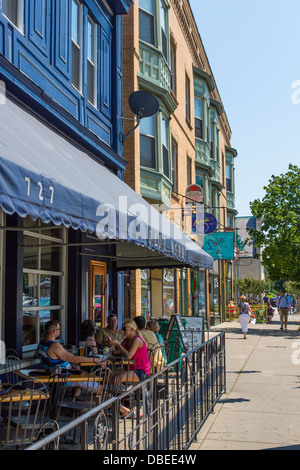 Elmwood Avenue in Elmwood Village area of Buffalo New York Stock Photo