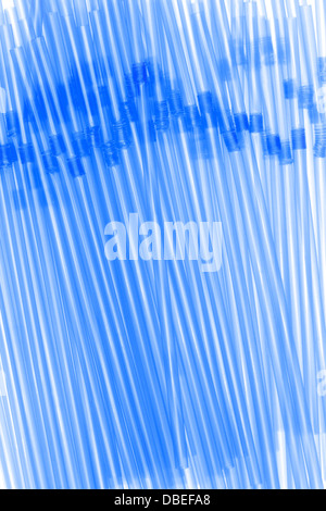 Drinking straws isloated against a white background Stock Photo