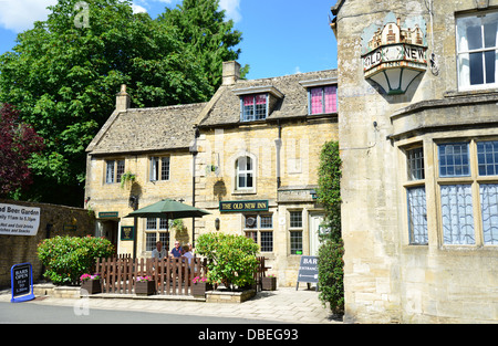 The Old New Inn, Rissington Road, Bourton-on-the-Water, Gloucestershire, England, United Kingdom Stock Photo