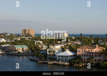 SKYLINE FORT MYERS BEACH FLORIDA USA Stock Photo