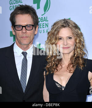 Kyra Sedgwick and Kevin Bacon Global Green's 15th Annual Millennium Awards held at The Fairmont Miramar Hotel - Arrivals Los Angeles, California - 04.06.11 **Only available for publication in USA Daily Newspapers, Germany, Austria and Switzerland, Portugal, Canada, United Arab Emirates & China. Not available for USA Magazines and the rest of the world** Mandatory Credit: WENN.com Stock Photo
