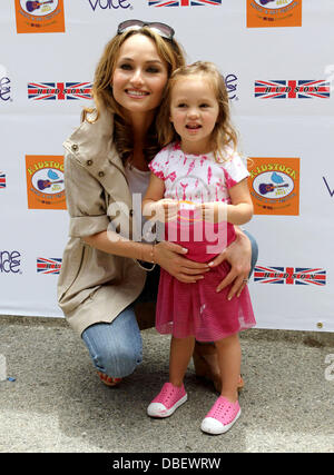 Giada de Laurentiis and daughter Jade Hudson Jeans Sponsors the 5th Annual Kidstock to Benefit One Voice Scholars Program held at The Greystone Mansion Beverly Hills, California - 05.06.11 Stock Photo