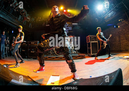 Marky Ramones Blitzkrieg performing live at Santiago Alquimista in Lisboa Lisboa, Portugal - 08.06.11 Stock Photo
