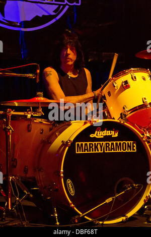 Marky Ramones Blitzkrieg performing live at Santiago Alquimista in Lisboa Lisboa, Portugal - 08.06.11 Stock Photo