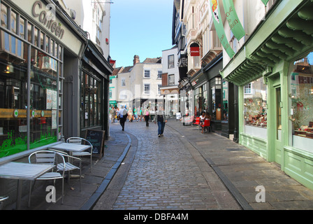 Palace Street, Canterbury town center, United Kingdom Stock Photo